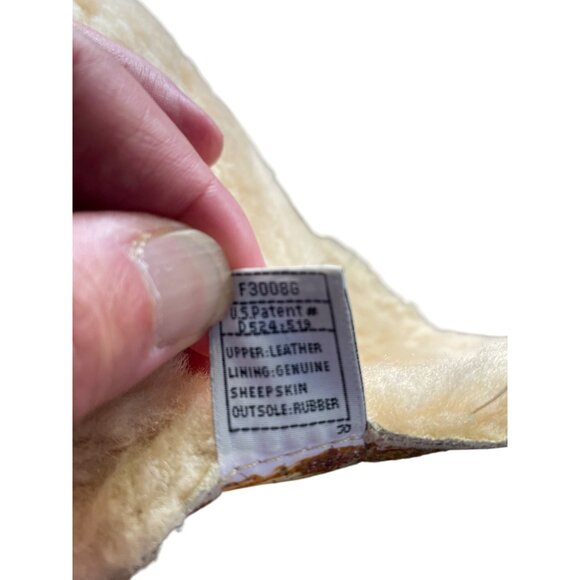 Ugg Australia Womens Brown Mid-Calf Leather sheep  fur Boots Size 7 SKU 8586 - Picture 12 of 15